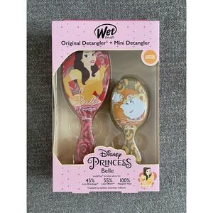 NEW Wet Brush Set of Detangler Hair Brush Limited Edition Disney - Belle